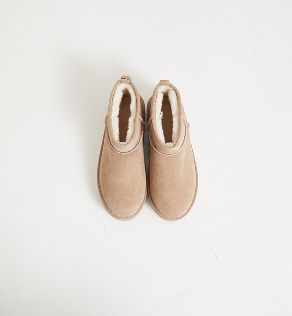 Rouge vif「【EMU/エミュー】PLATFORM MICROショートムートンブーツ」|ショートブーツ|