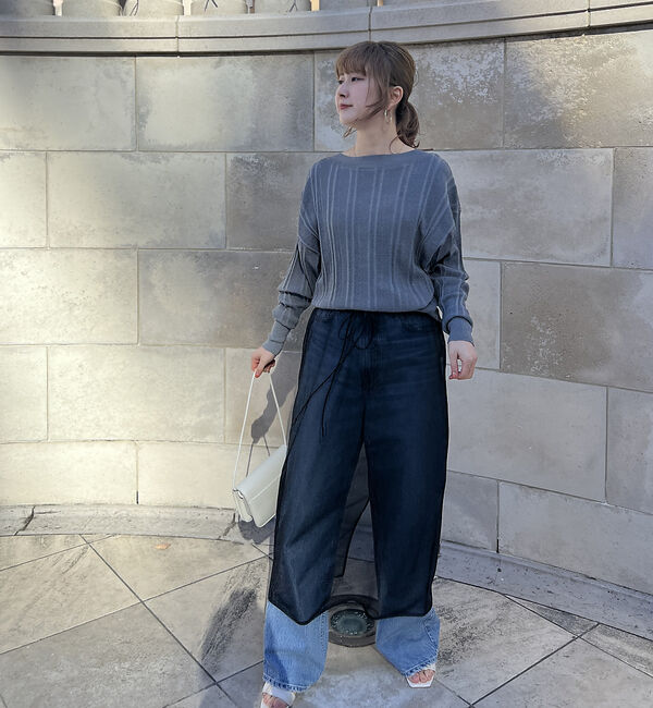 Rouge vif「トリコットロングスカート」|スカート|