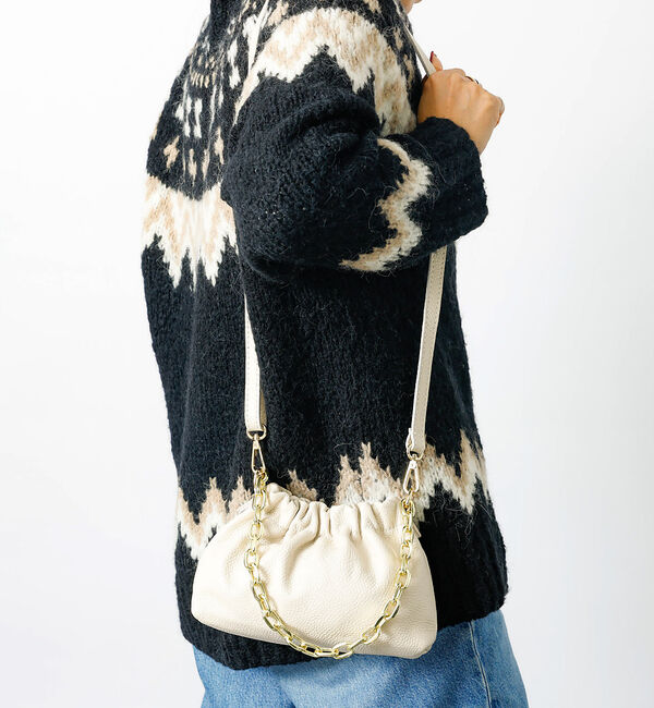 Rouge vif「【AULENTTI/オウレンティ】2WAY チェーンショルダーミニバッグ / G」|ショルダー・メッセンジャー|