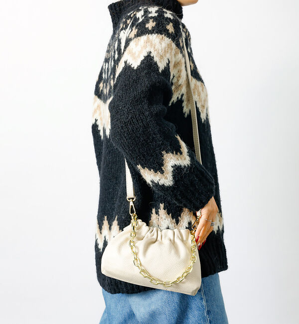 Rouge vif「【AULENTTI/オウレンティ】2WAY チェーンショルダーミニバッグ / G」|ショルダー・メッセンジャー|