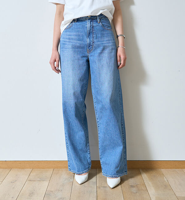 Rouge vif「【NEEDBY heritage/ニードバイヘリテージ】KOH ワイドストレート」|デニム|