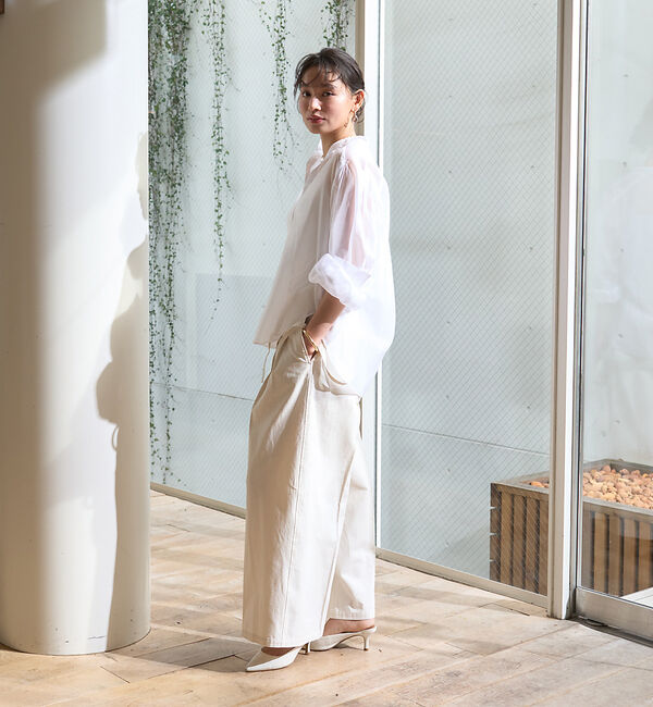 Rouge vif「サスペンダーワイドタックパンツ」|その他|