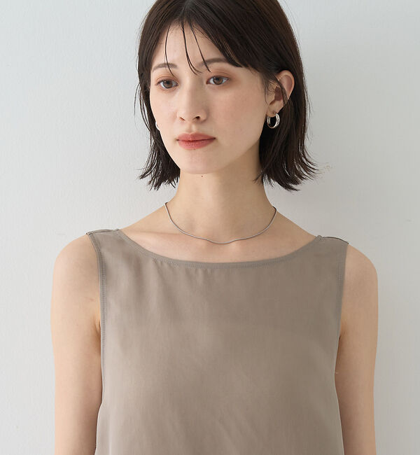 Rouge vif「【セットアップ対応】２WAYキュプラフィブリルノースリブラウス」|キャミソール|