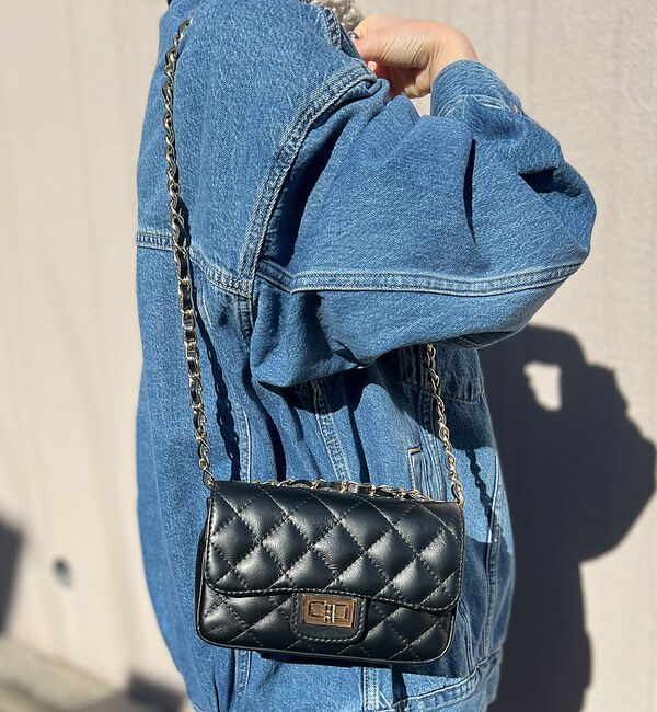 Rouge vif「【追加5】【AULENTTI/オウレンティ】チェーンミニショルダー」|ショルダー・メッセンジャー|