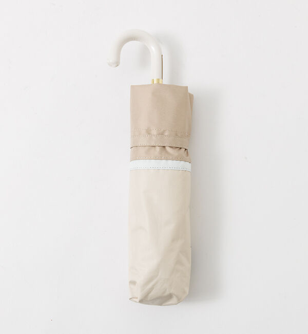 Rouge vif「折り畳み傘 / 日傘 / バイカラー / 晴雨兼用 / UV CUT / 遮光」|傘|ベージュ