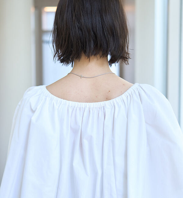 Rouge vif「シルク混コットンフォルムブラウス」|シャツ・ブラウス|