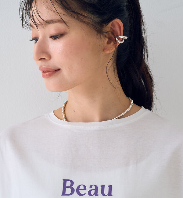 Rouge vif「ターンバックロゴTシャツ」|Tシャツ・カットソー|