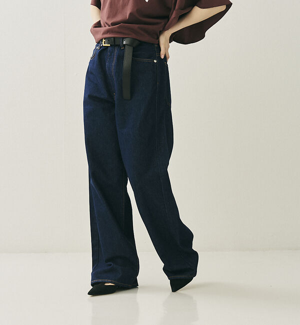 Rouge vif「【NEEDBY heritage/ニードバイヘリテージ】KOH ワイドストレート」|デニム|