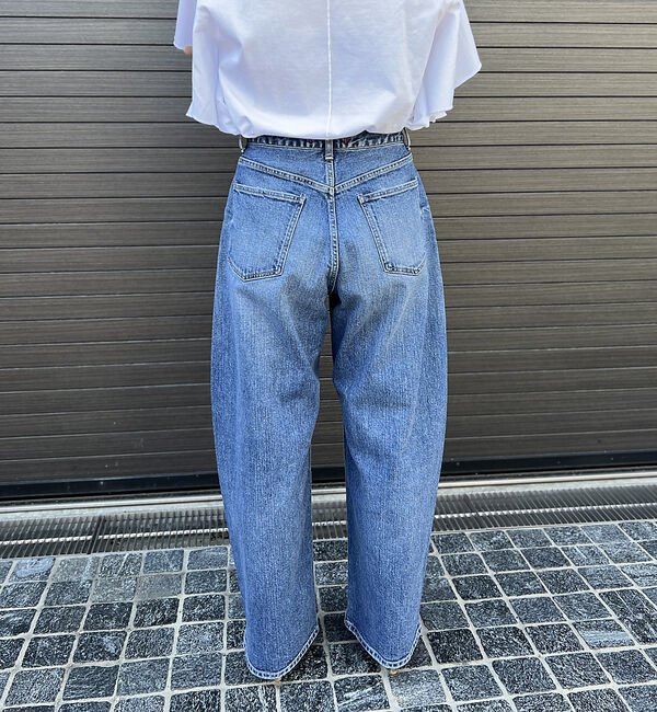 Rouge vif「【RED CARD/レッドカード】Montana カーブバギーデニム」|デニム|