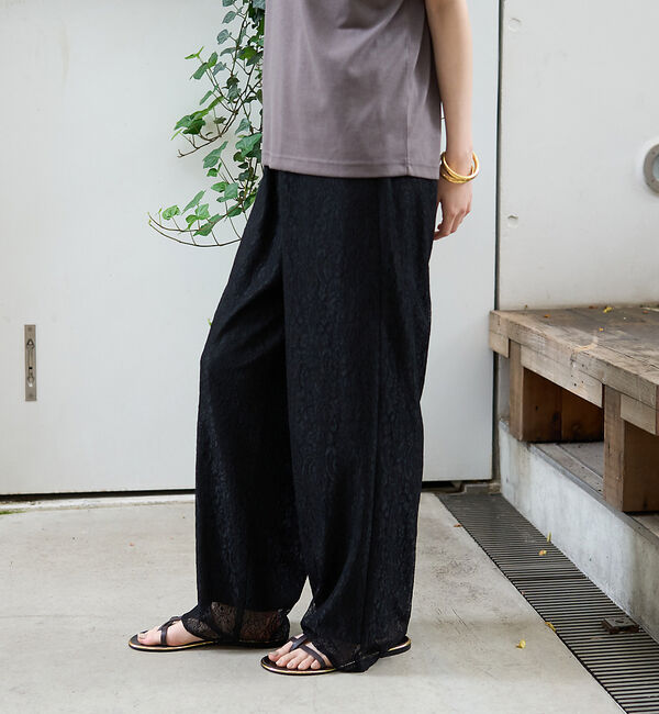 Rouge vif「レースストレートパンツ」|その他|