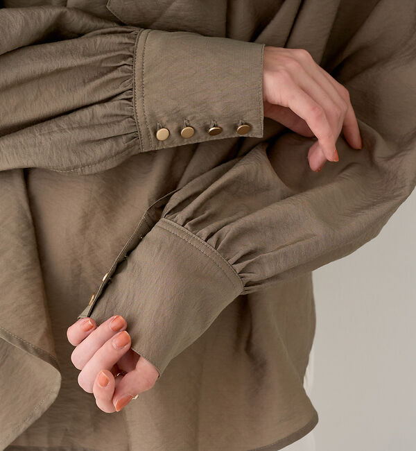 Rouge vif「【一部店舗限定】袖ボリュームボウタイブラウス」|シャツ・ブラウス|