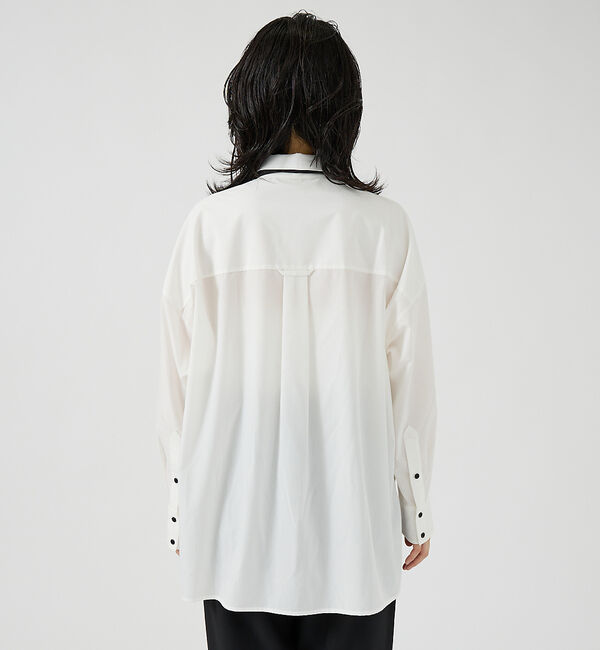 Rouge vif「タイ付クリアブロードシャツ」|シャツ・ブラウス|