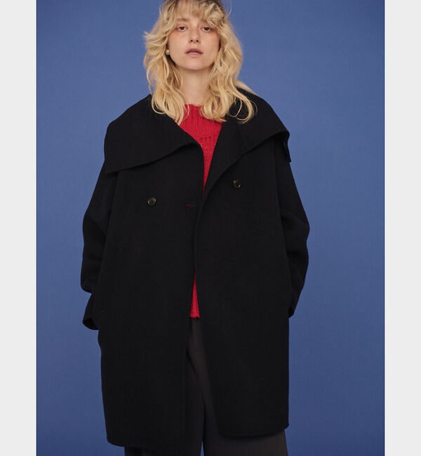 Rouge vif「ウール混オーバーカラーリバーコート」|その他|