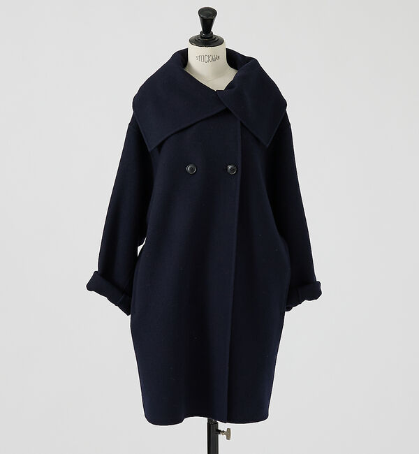 Rouge vif「ウール混オーバーカラーリバーコート」|その他|