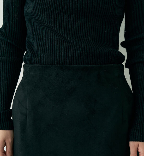 Rouge vif「フェイクスウェードストレッチタイトスカート/ナロースカート」|スカート|