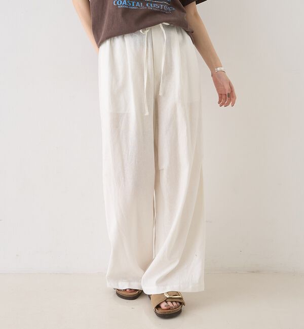 Rouge vif「【セットアップ対応】リネンタックイージーパンツ【予約】」|その他|