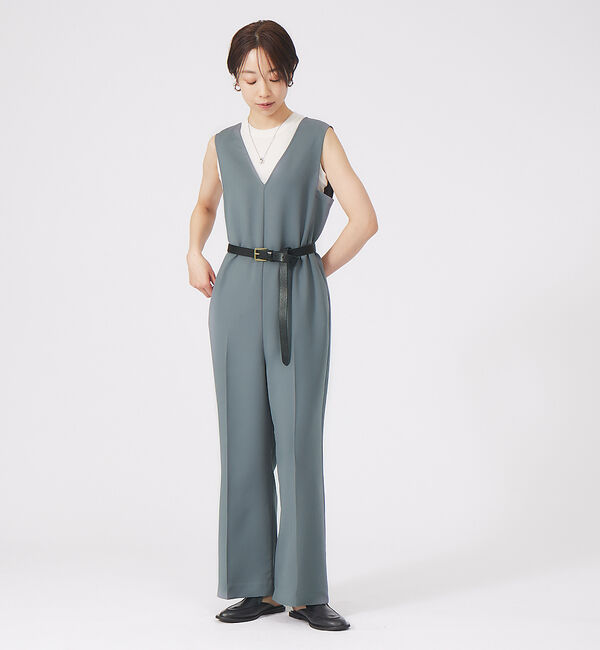 qualite「レザーロングベルト」|ベルト|