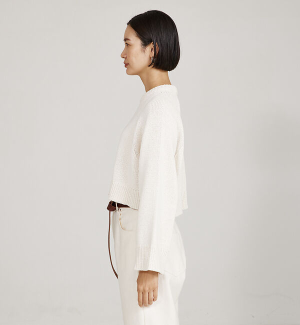 qualite「＜ITALY＞コンパクトローゲージニット」|ニット・セーター|