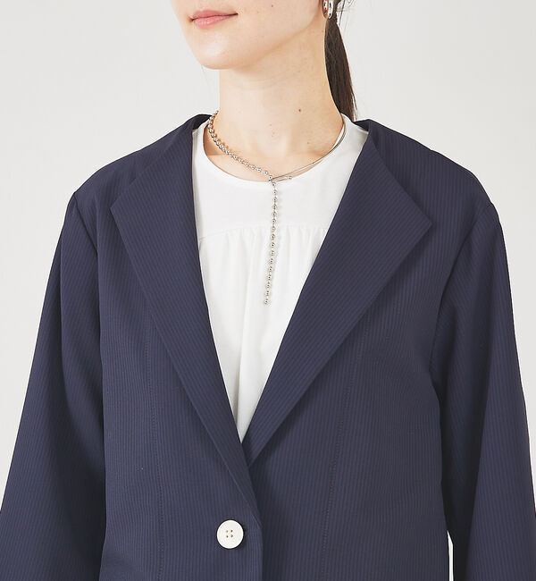 qualite「ポールチェーンチョーカー」|ネックレス|シルバー