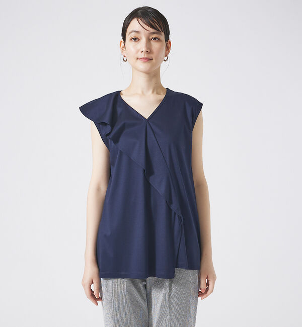 qualite「レーヨンストレッチオープンカラーシャツ」|シャツ・ブラウス|