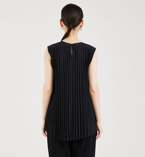 qualite「サーキュラープリーツブラウス」|シャツ・ブラウス|