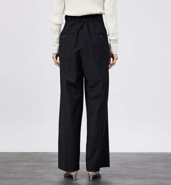 qualite「【セットアップ対応】ウールトロ2タックストレートパンツ」|その他|