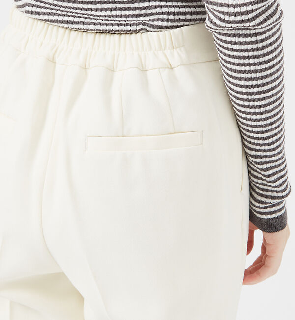 qualite「【ベストセラー】ダブルクロスセンタープレスパンツ」|その他|