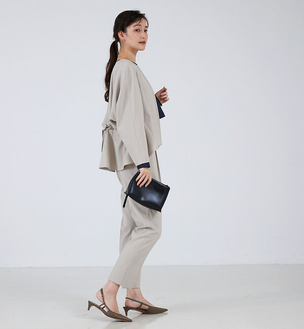 qualite「【セットアップ対応】バックペプラムジャケット」|その他|