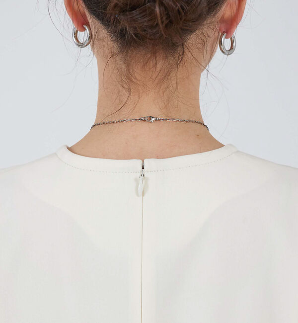 qualite「ペプラムギャザーアシメブラウス/オケージョン/セレモニー」|シャツ・ブラウス|