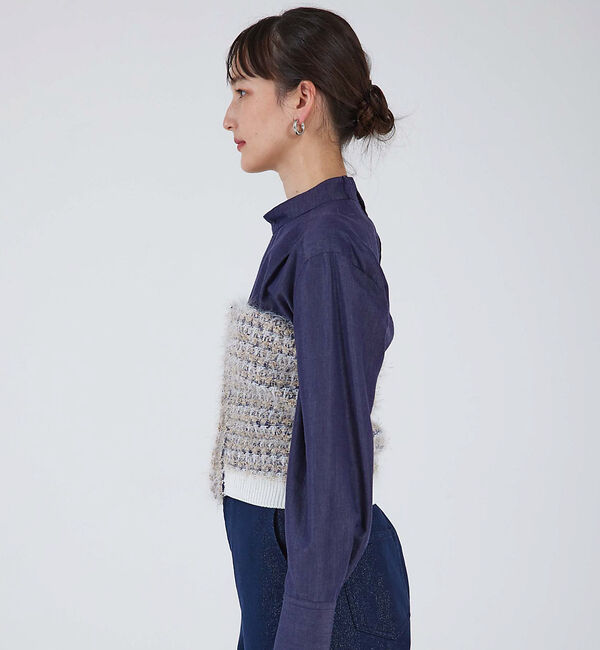 qualite「ツィードニットビスチェ」|その他|