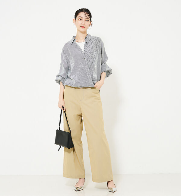 qualite「シャンブレーチノストレートパンツ」|その他|