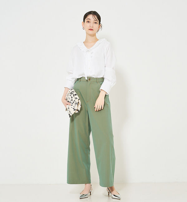 qualite「シャンブレーチノストレートパンツ」|その他|