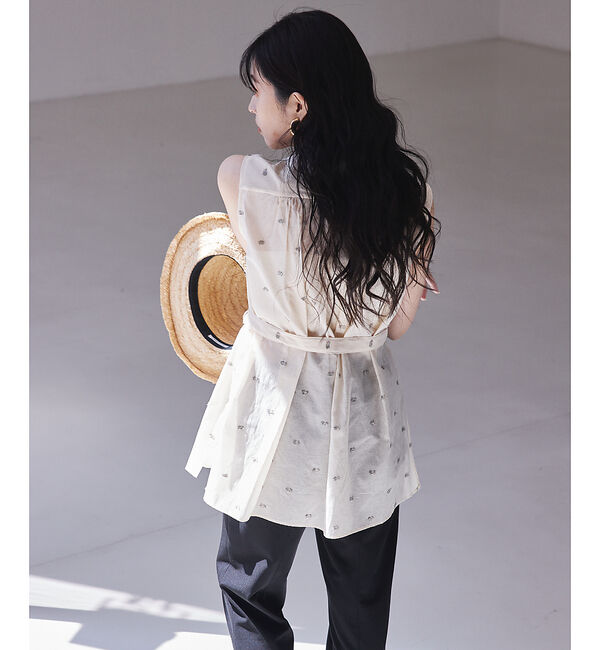 qualite「カットドビーチュニックブラウス」|ワンピース|