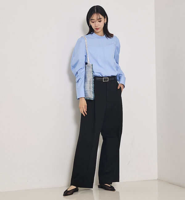 qualite「カービースリーブブラウス」|シャツ・ブラウス|