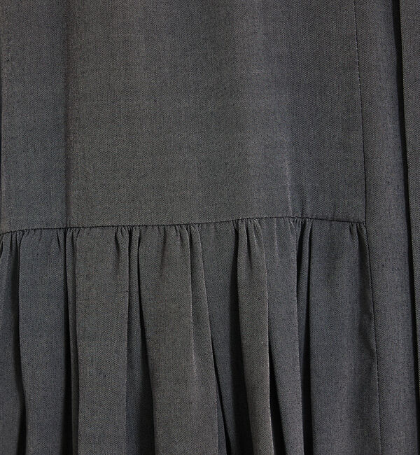 qualite「ギャザータック切り替えシャツ」|シャツ・ブラウス|