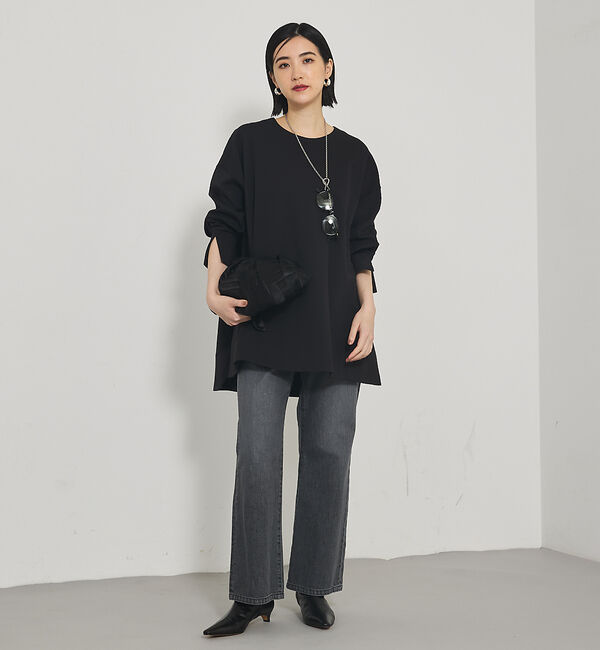 qualite「【大人の上品な抜け感】ツイルダンボールプルオーバー」|Tシャツ・カットソー|