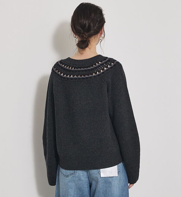 qualite「エンブロイダリーニット」|ニット・セーター|