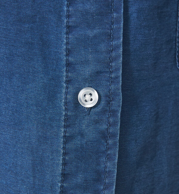 qualite「シアーデニムライクシャツ」|シャツ・ブラウス|