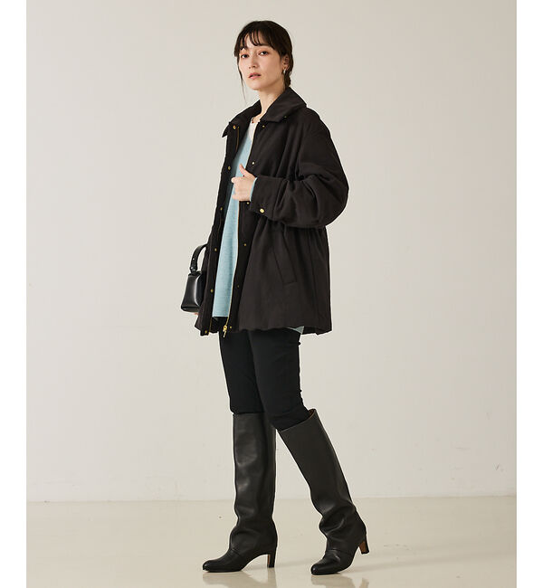 qualite「ウールVネックプルオーバー」|ニット・セーター|