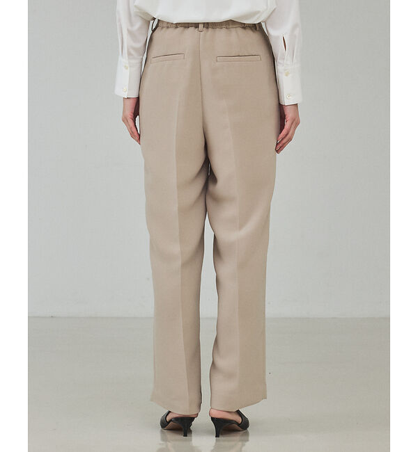 qualite「【シワになりにくい】ライトダブルクロスベンツパンツ」|その他|