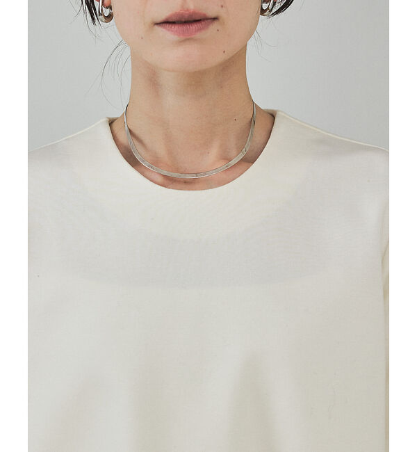 qualite「タフタコンビプルオーバー」|シャツ・ブラウス|