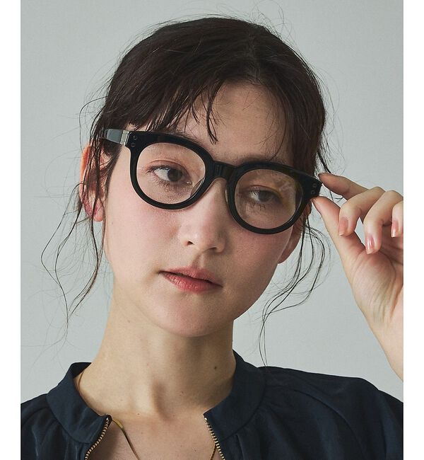 qualite「【世界が認めた鯖江製】UVカットクリアボストンメガネ」|メガネ|