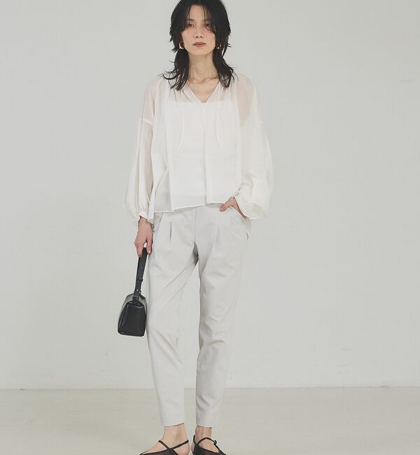 qualite「【大人気パンツが今年も登場！新色追加】2WAYストレッチタックパンツ」|その他|