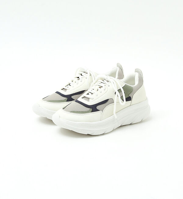 AU BANNISTER「【販売店舗限定】軽量ダッドスニーカー」|スニーカー|グリーン