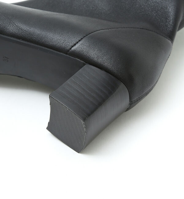 AU BANNISTER「【最高ブーツ/ 5cmヒール】ストレッチショートブーツ」|ショートブーツ|