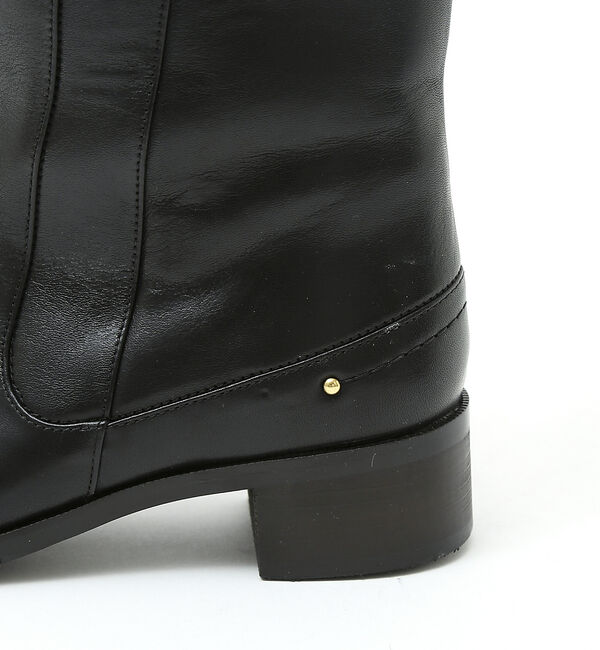 AU BANNISTER「【スノーソール】切り替えフラットロングブーツ」|ショートブーツ|