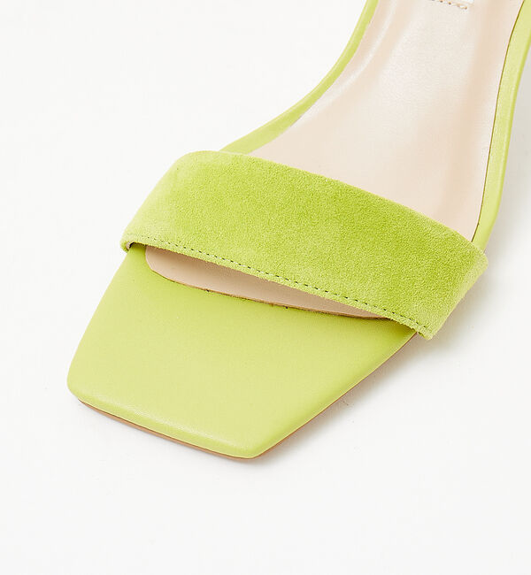 AU BANNISTER「アンクルストラップ スクエアトゥサンダル」|サンダル|