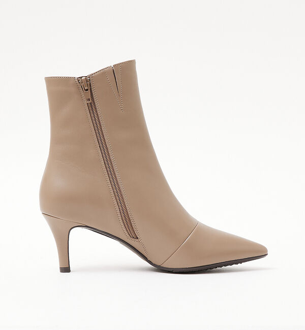 AU BANNISTER「【最高ブーツ/ 6.5cmヒール】ポインテッドトゥショートブーツ」|ショートブーツ|