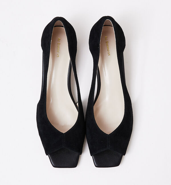 AU BANNISTER「バタフライカット スクエア オープントゥ パンプス」|パンプス|