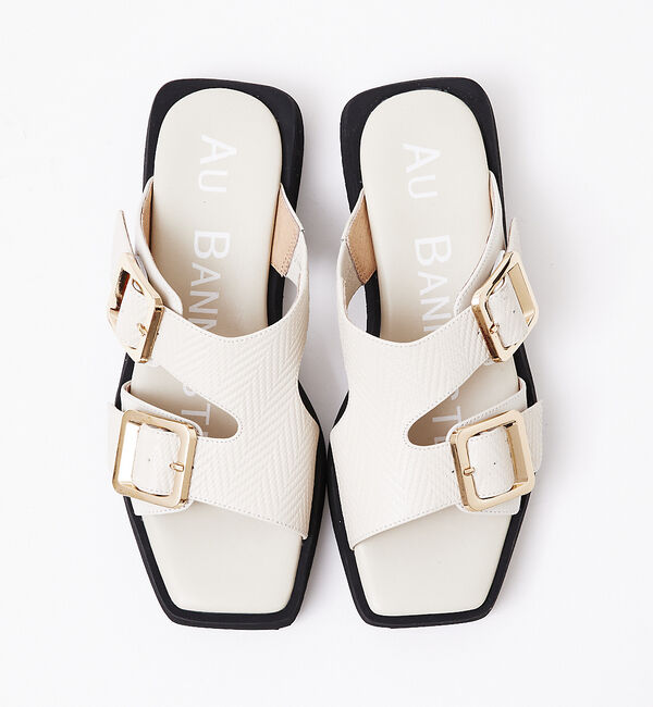 AU BANNISTER「ダブルベルト ボリュームソールサンダル」|サンダル|